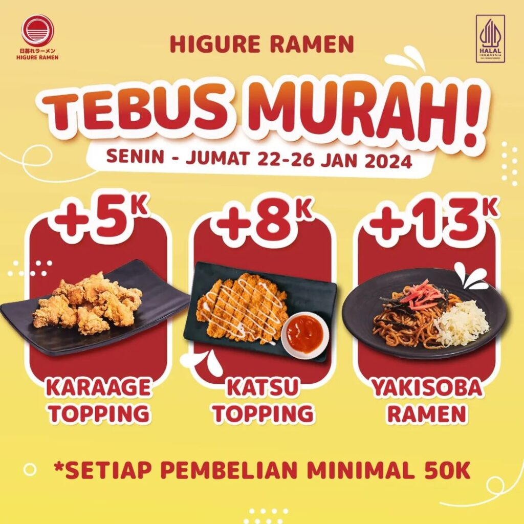 higure ramen tebus murah