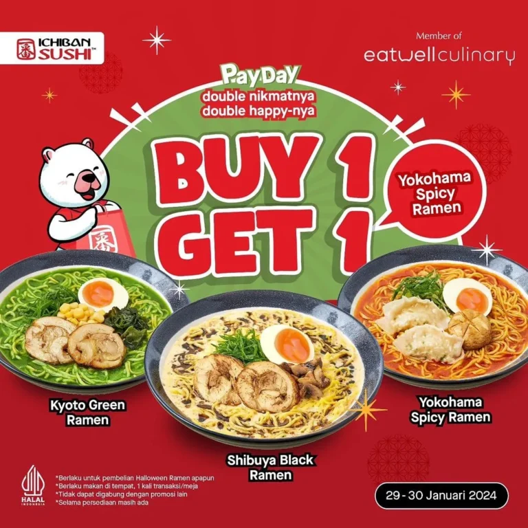 ichiban sushi payday buy 1 get 1