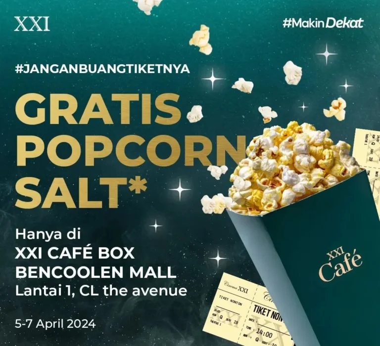 xxi gratis popcorn