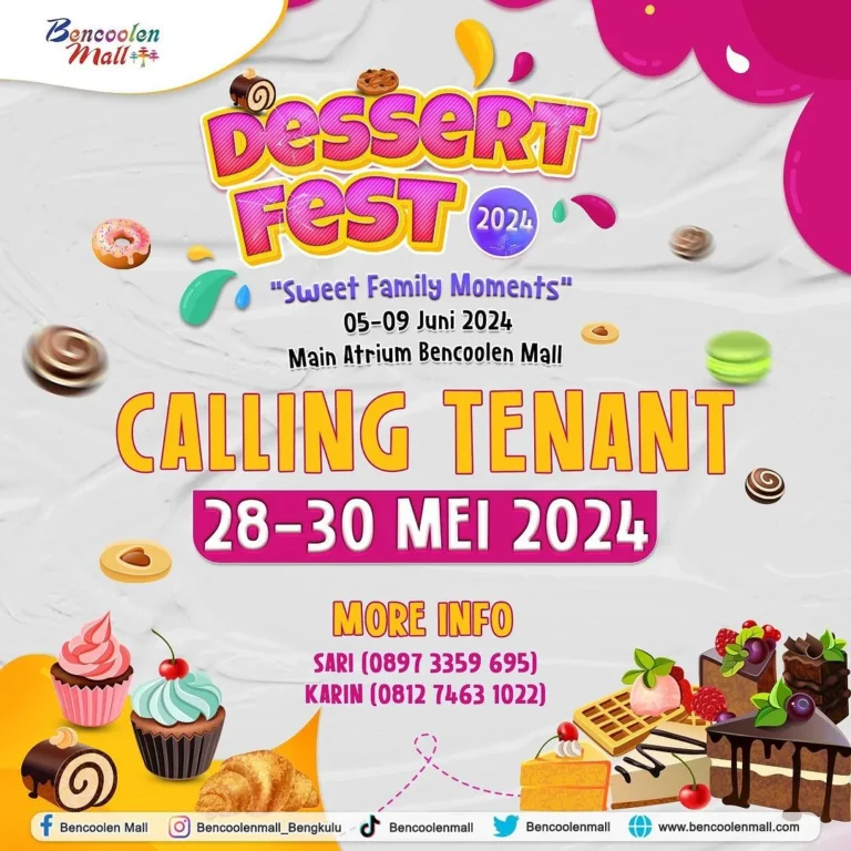 calling tenant dessert fest
