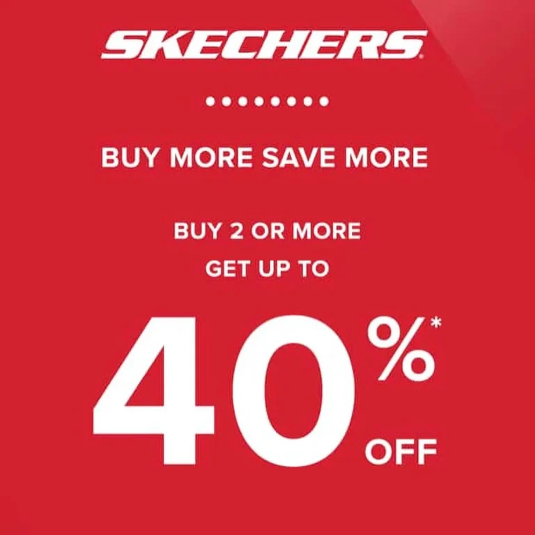 skechers up to 40 persen