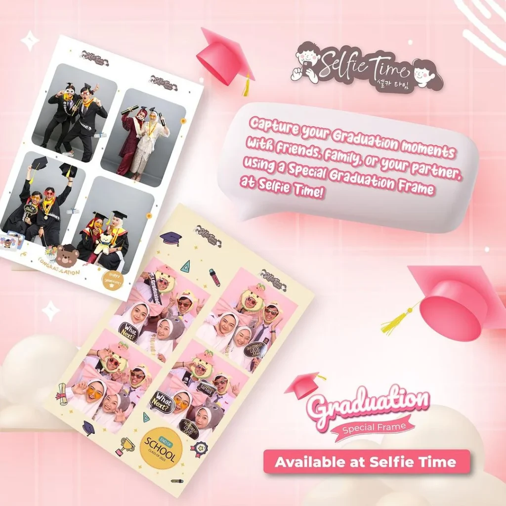 special frame graduation selfi time