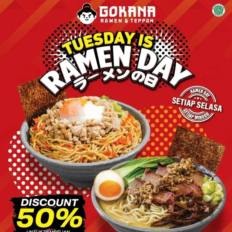 gokana tuesday is ramen day