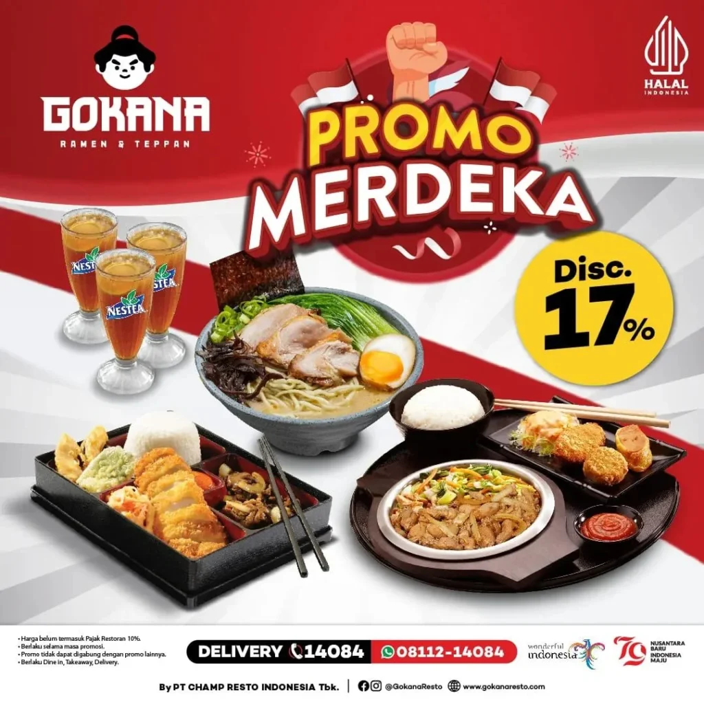 promo merdeka di gokana