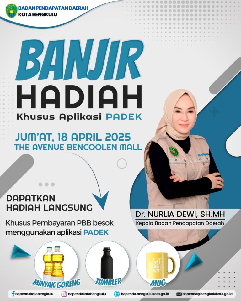 bpd bengkulu banjir hadiah