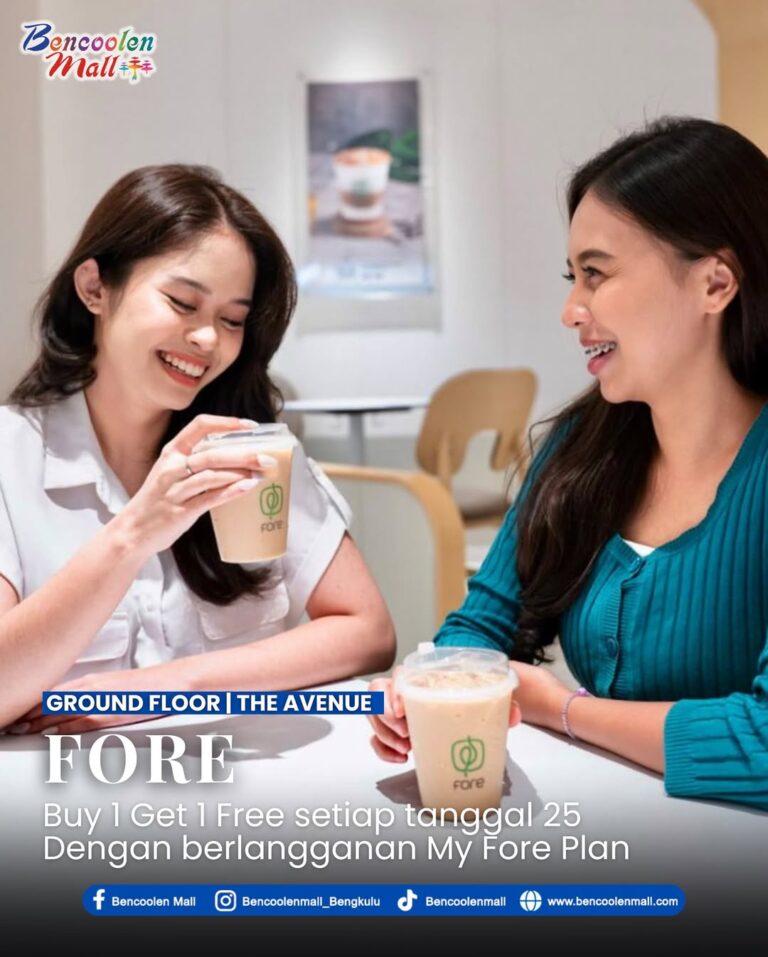 Promo Buy 1 Get 1 Fore Coffee di Bencoolen Mall