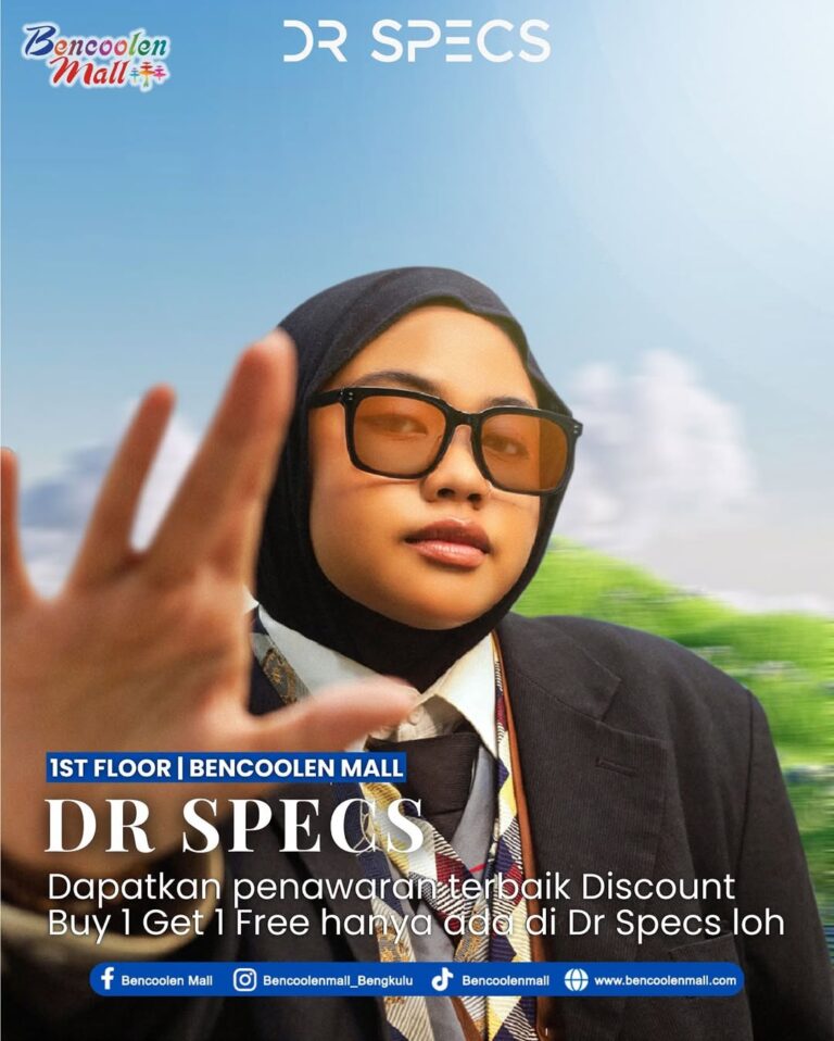 promo kacamata buy 1 get 1 di DR Specs Bencoolen Mall