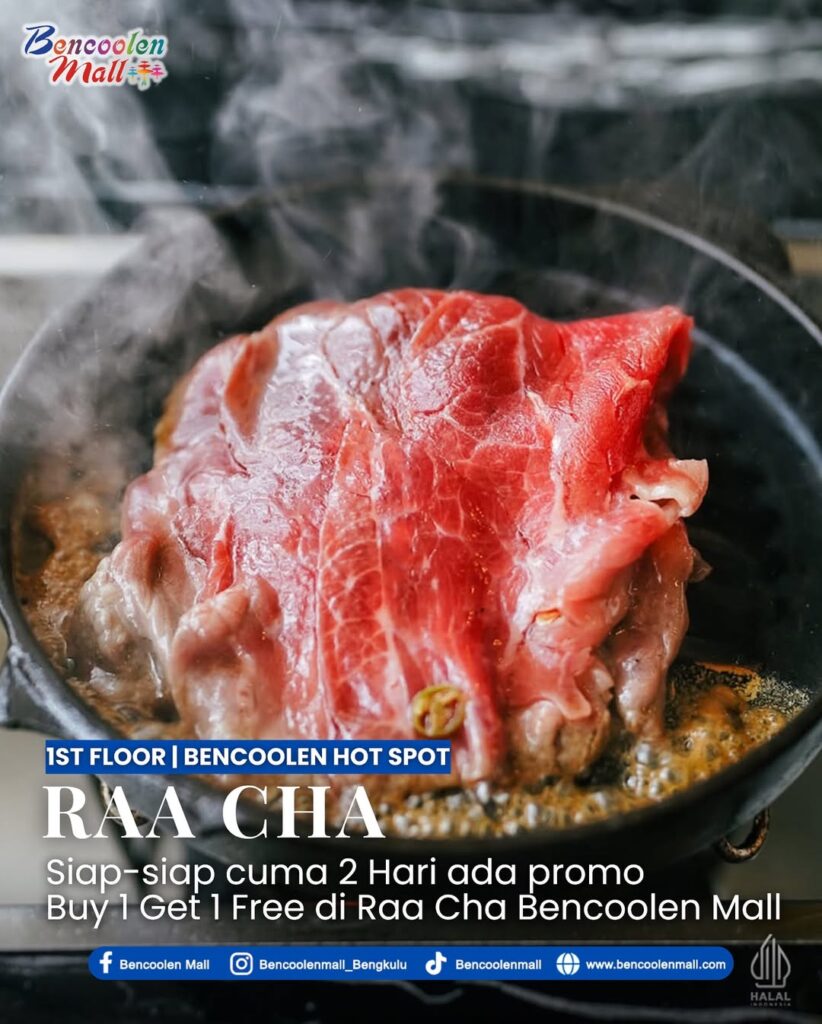 promo Raacha Bencoolen Mall Buy 1 Get 1