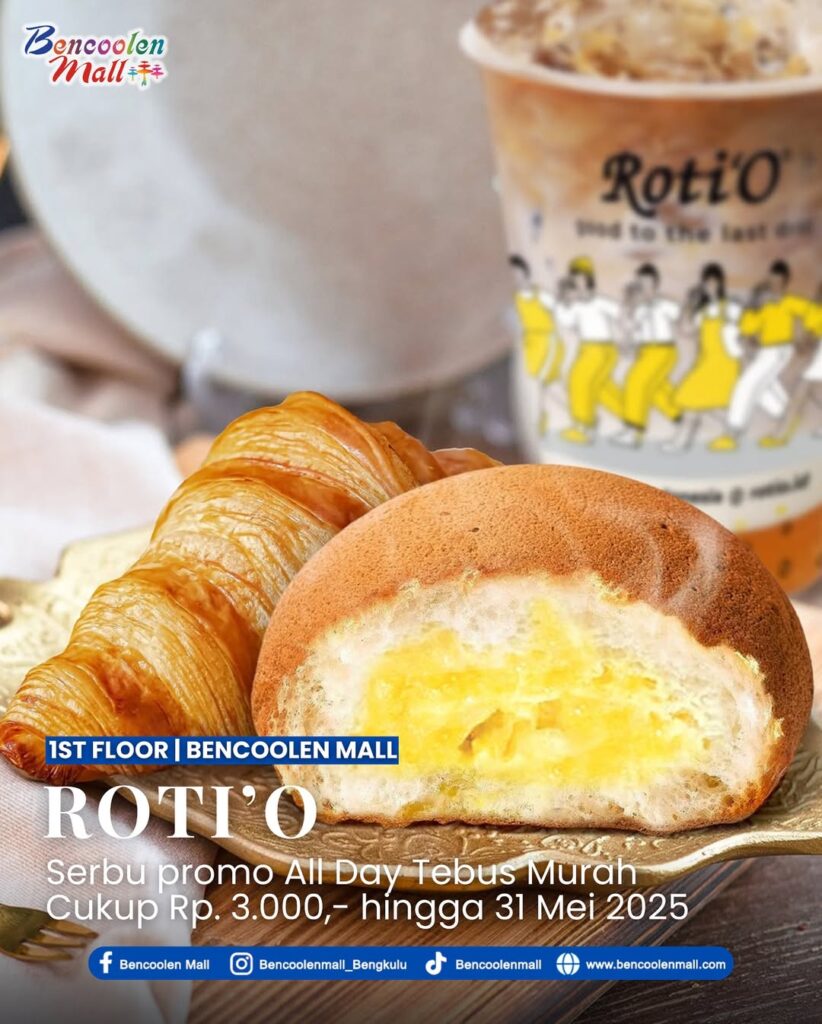 Promo Roti O murah hanya Rp3.000 di Bencoolen Mall