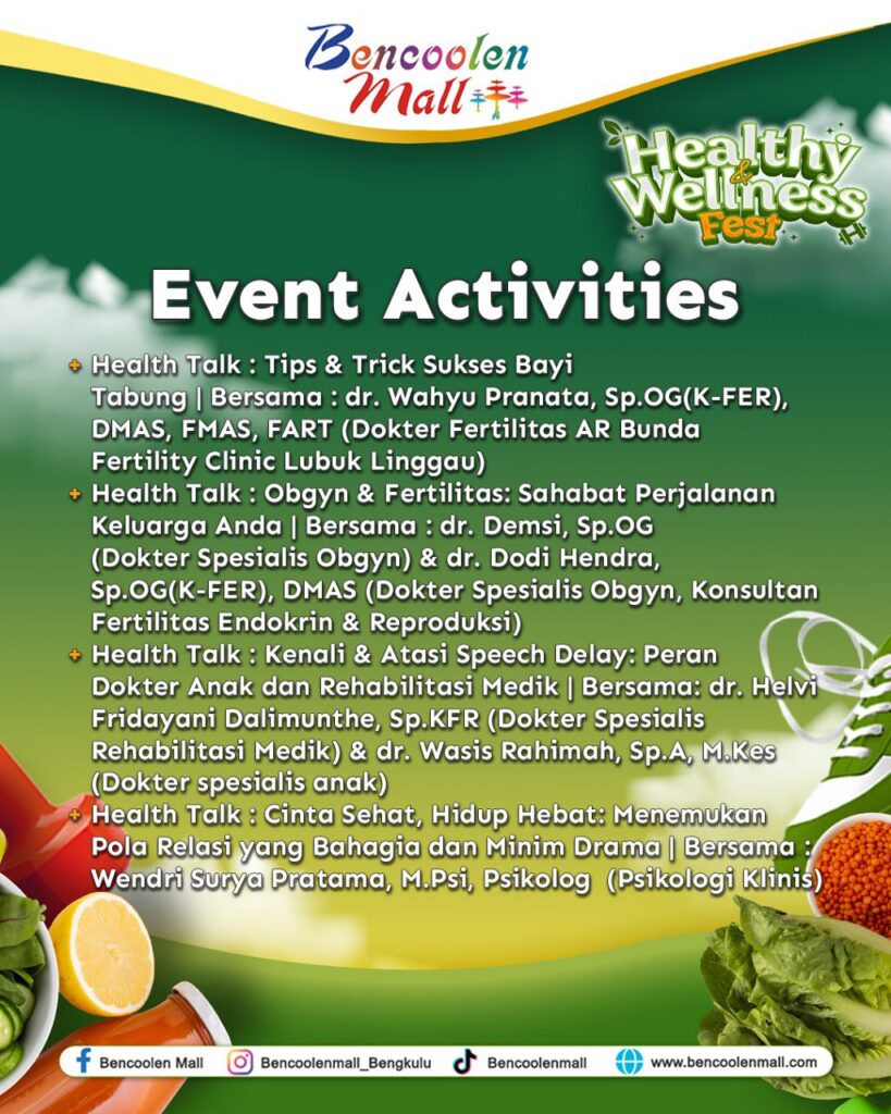 healthy & wellness event terbaru di bencoolen mall