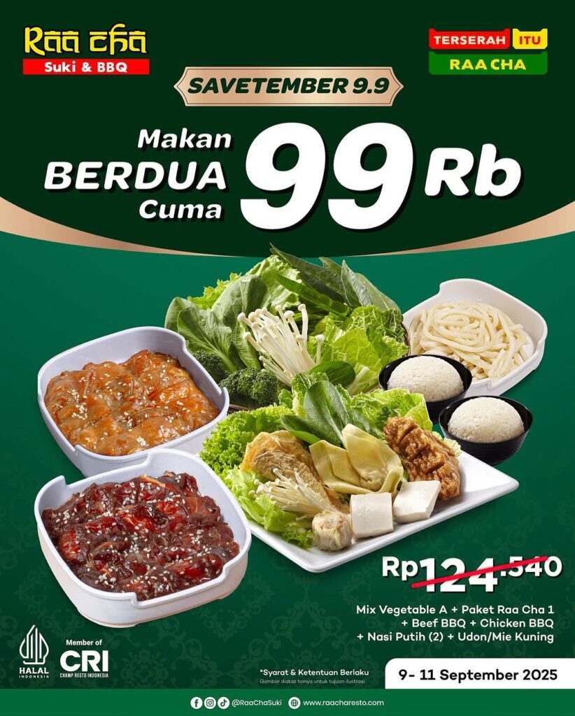 promo 9.9 2025 rha cha