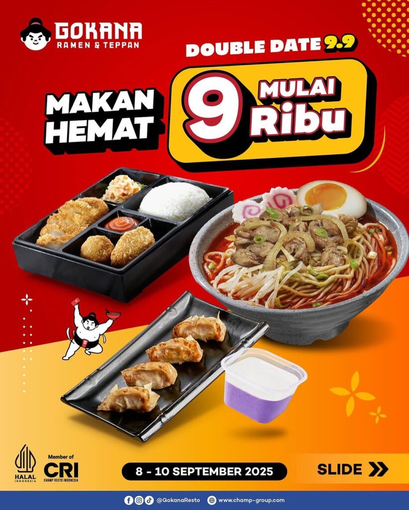 promo 9.9 2025 gokana