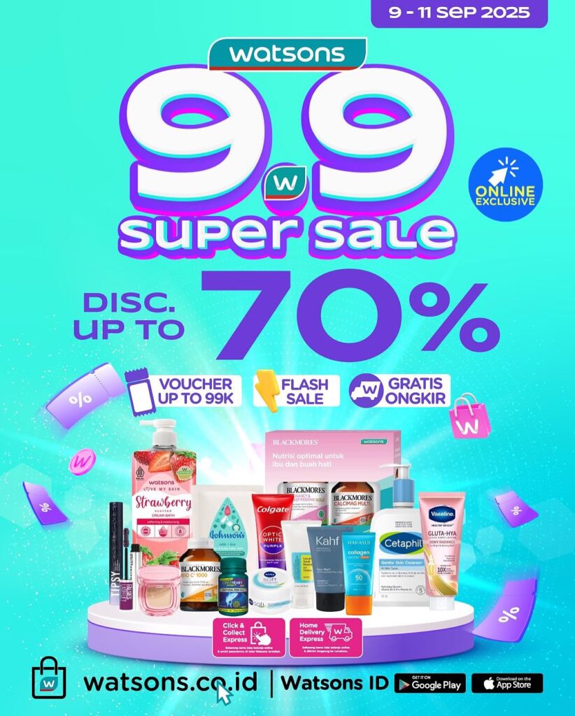promo 9.9 2025 watsons