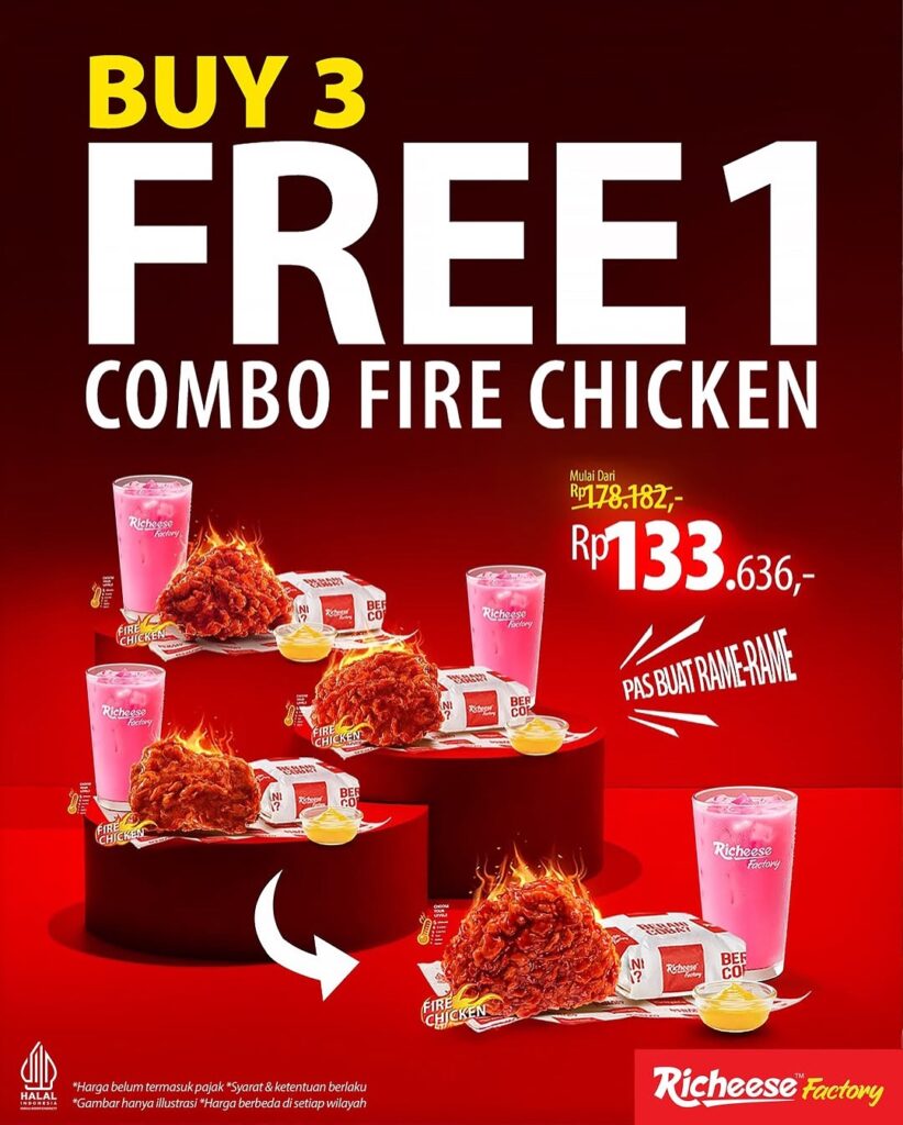 fire chiken richeese promo