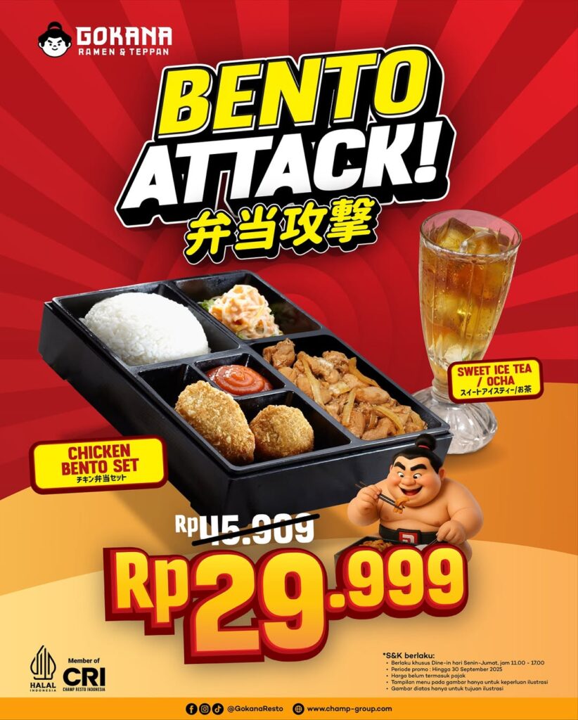 promo special bento attack gokana