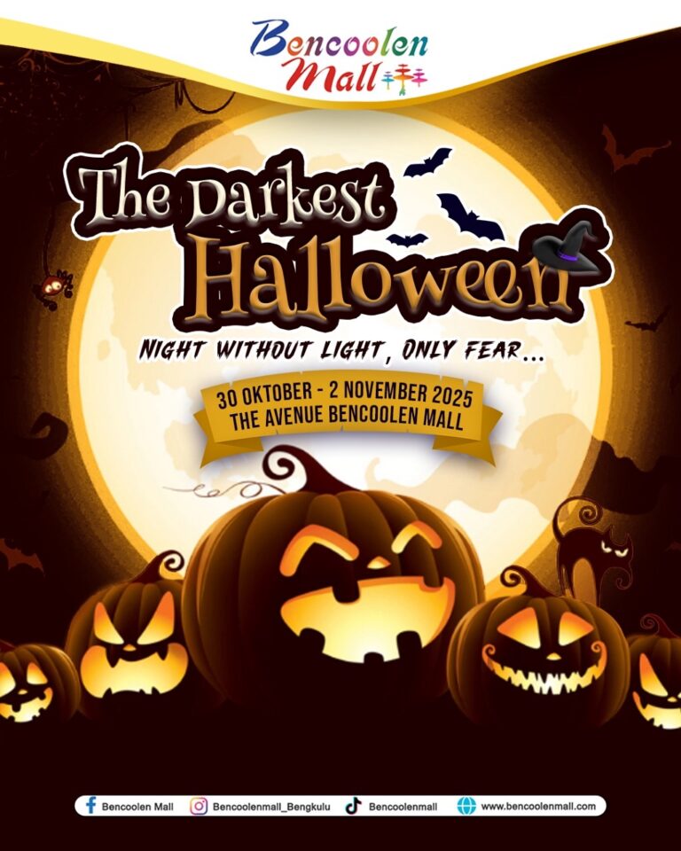 event halloween di bencoolen mall bengkulu 2025