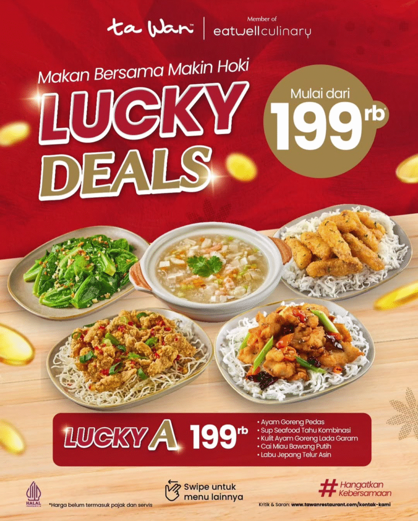 restoran ta wan bencoolen mall promo lucky deals A