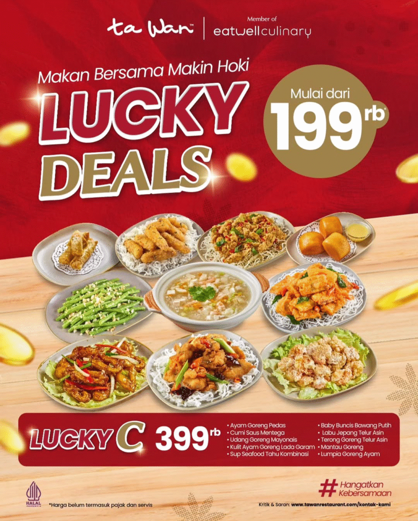 restoran ta wan bencoolen mall promo lucky deals C