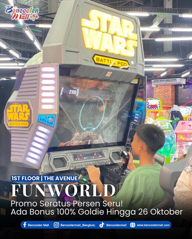 Promo Funworld Bencoolen Mall Bonus 100% Goldie Seru