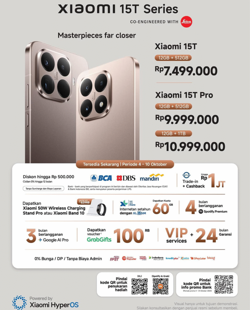 xiaomi 15T series hadir di Bencoolen Mall