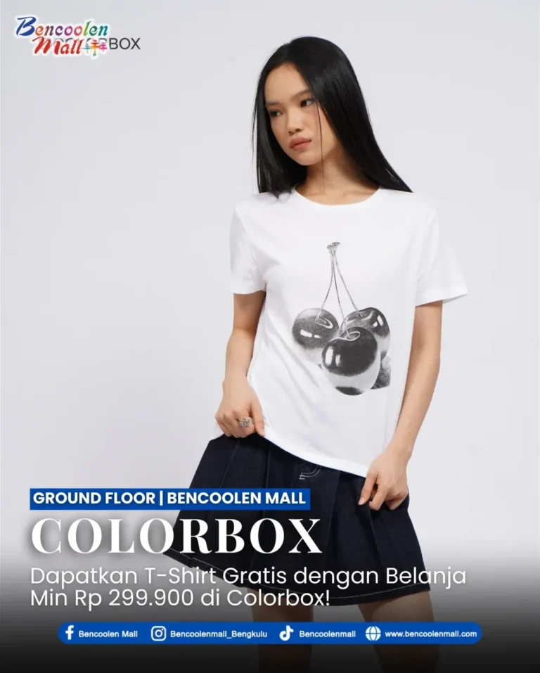 Promo Colorbox Bencoolen Mall: T-Shirt Gratis!