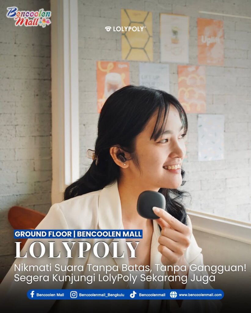 dapatkan earphone bluetooth di loly poly terdekat