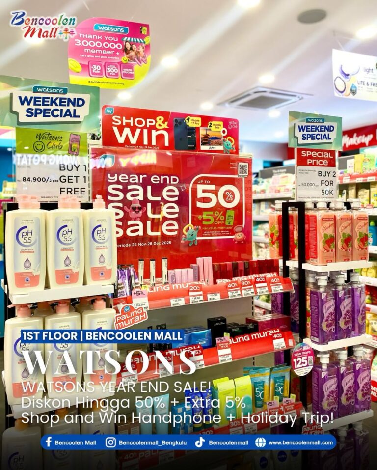 Promo Watsons Year End Sale 2025