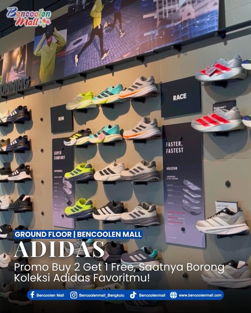 Promo Adidas Buy 2 Get 1 di Bencoolen Mall