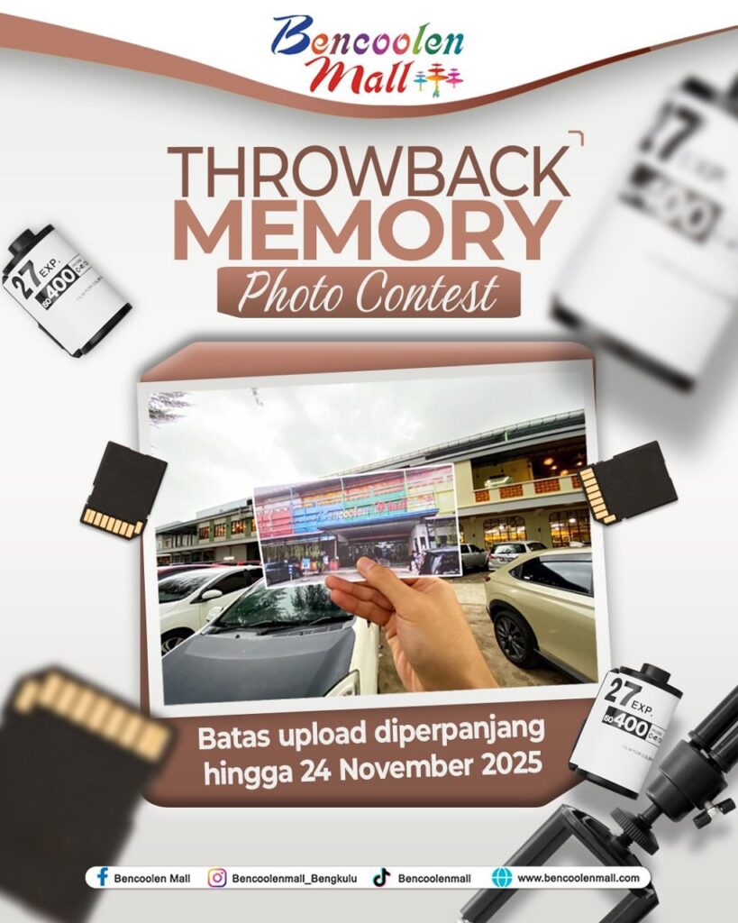 Lomba Foto Throwback Memory Bencoolen Mall diperpanjang
