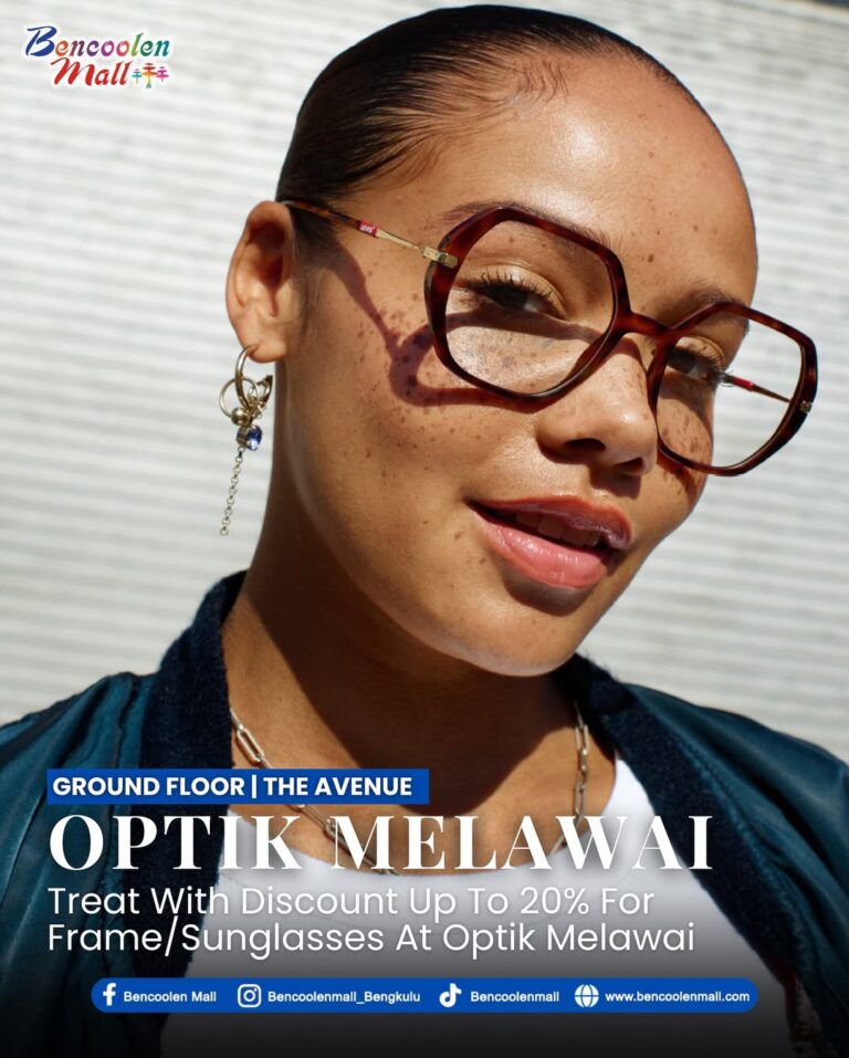 Dapatkan Diskon 20% kacamata di optik melawai terdekat!