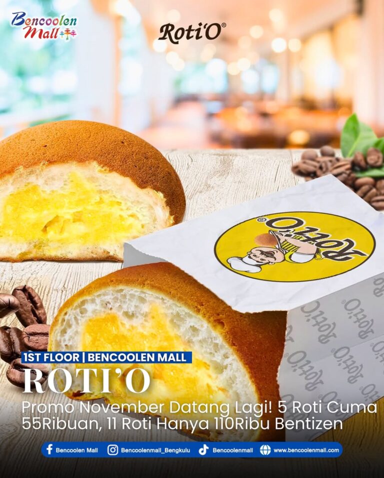 Nikmati promo di roti'o terdekat!
