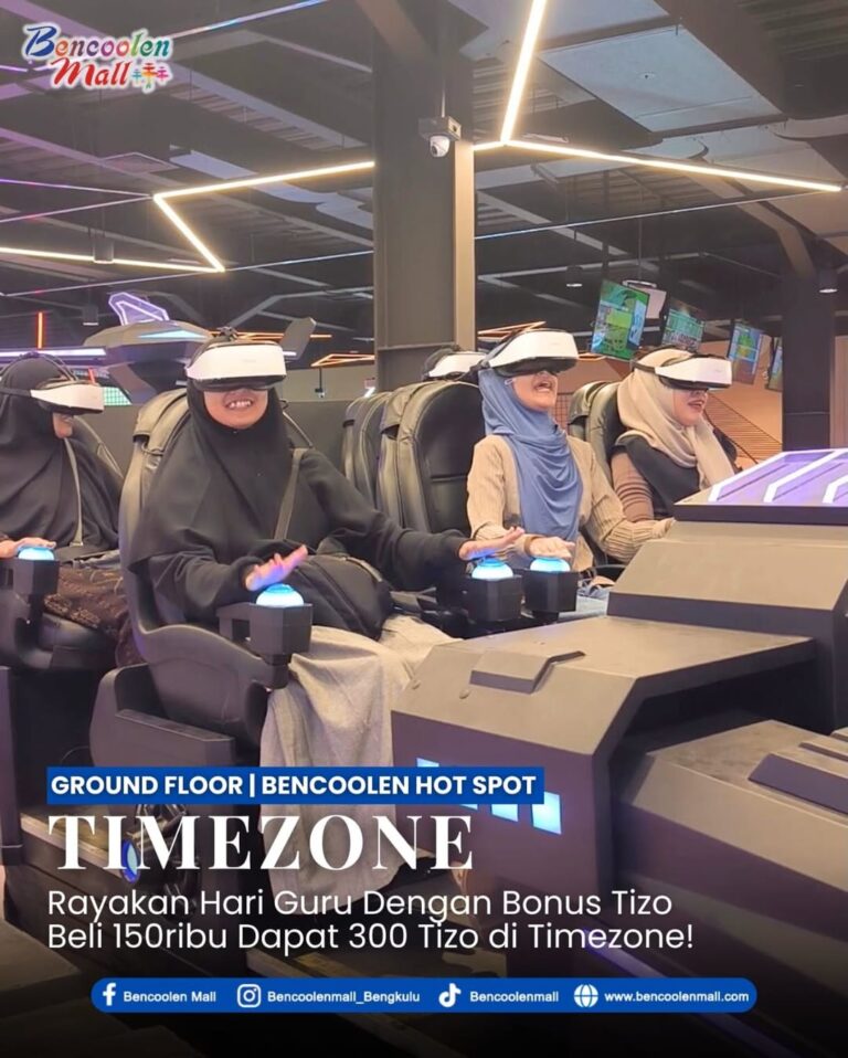 Bonus 300 Tizo di Timezone Bencoolen Mall