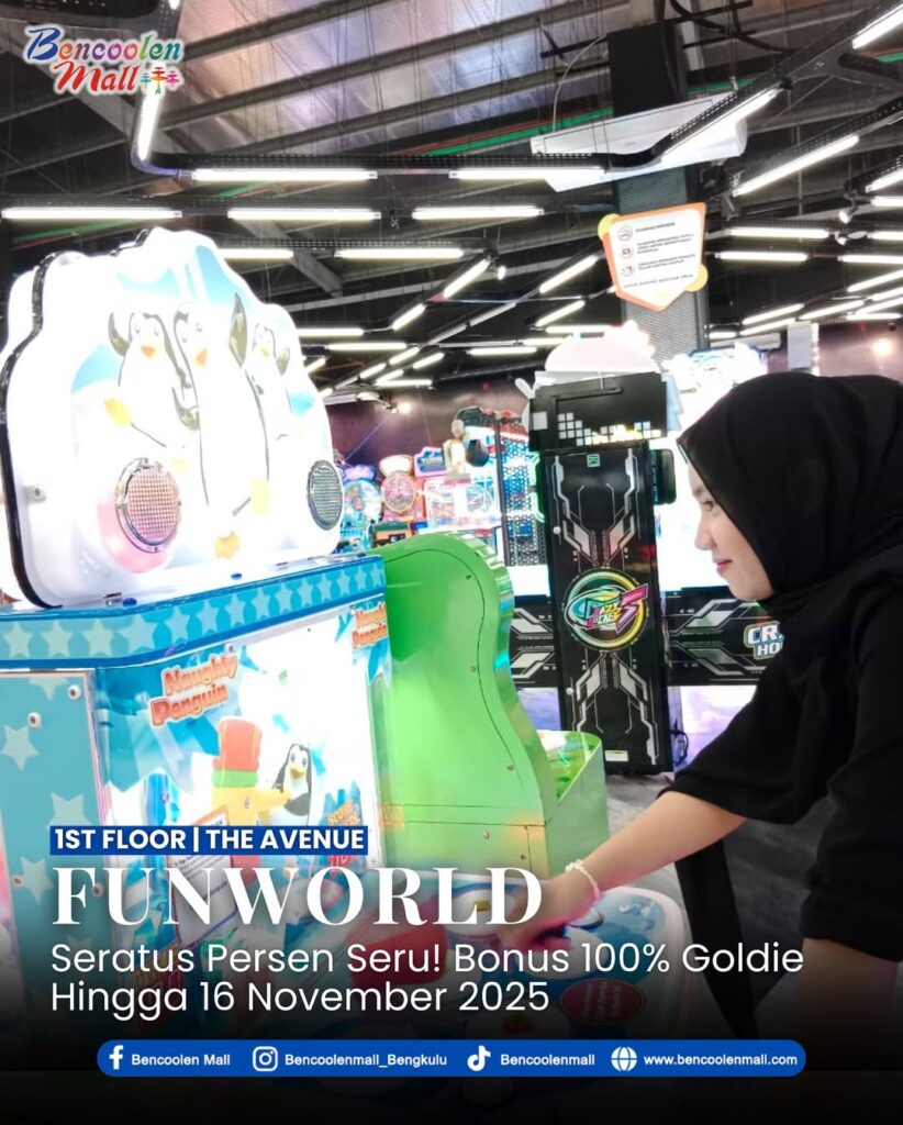 Bonus 100% Goldie Hingga 16 November 2025 di funworld terdekat