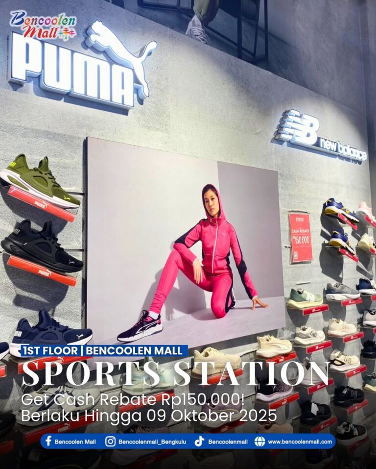 Promo Cash Rebate Rp150.000 untuk Koleksi Sepatu Sport Terbaru