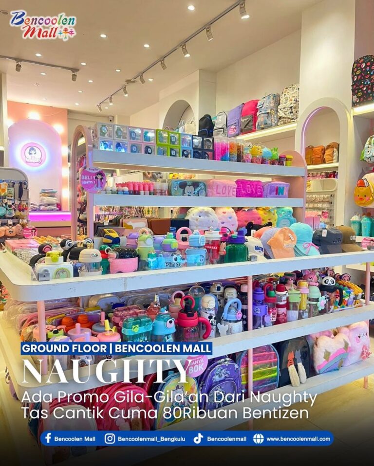 Tas Cantik Kekinian di Naughty Bencoolen Mall