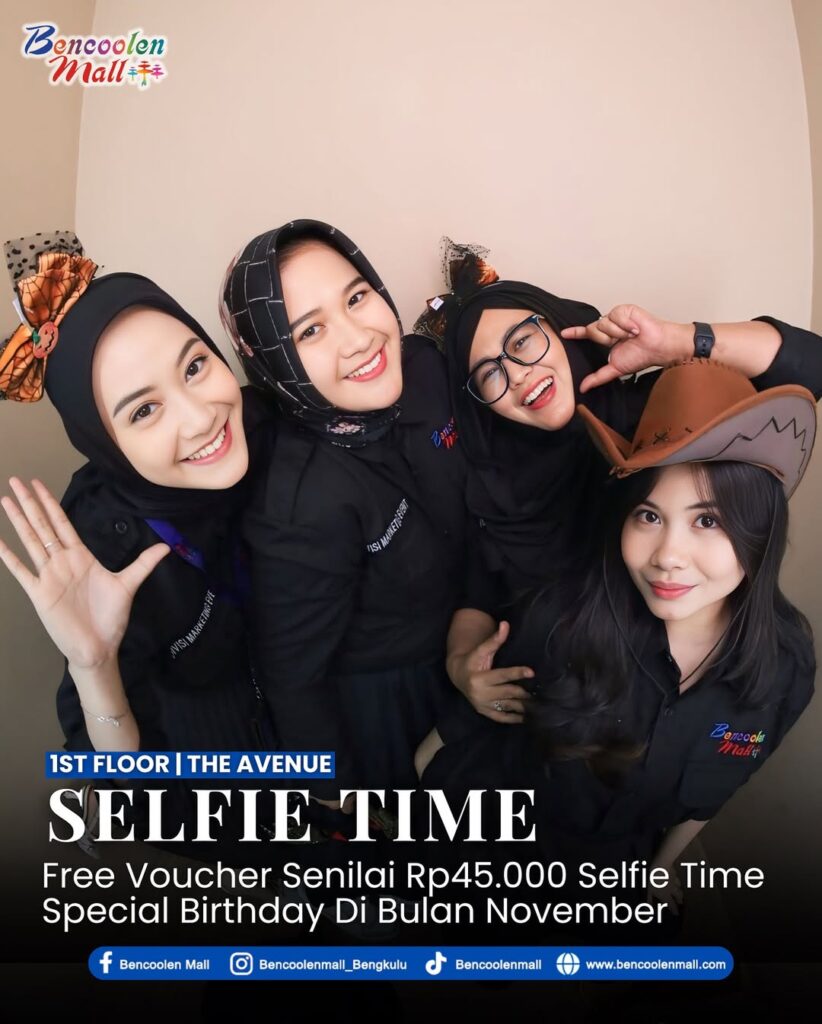 Dapatkan Voucher Gratis Rp45.000 Khusus Ulang Tahun November di selfie time
