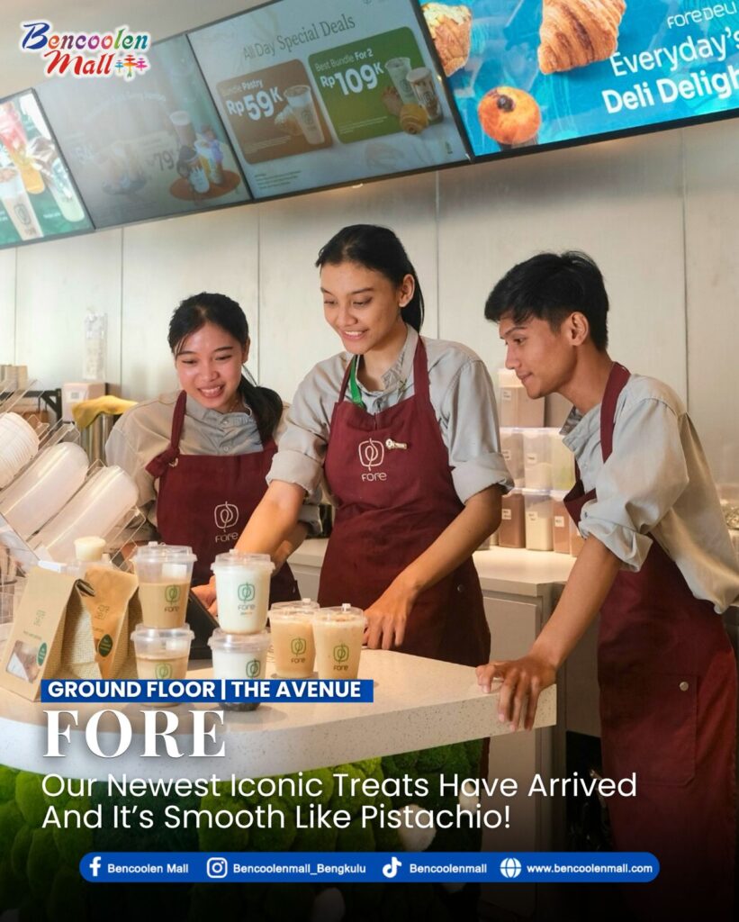 Minuman Fore terbaru Smooth Pistachio & Treats