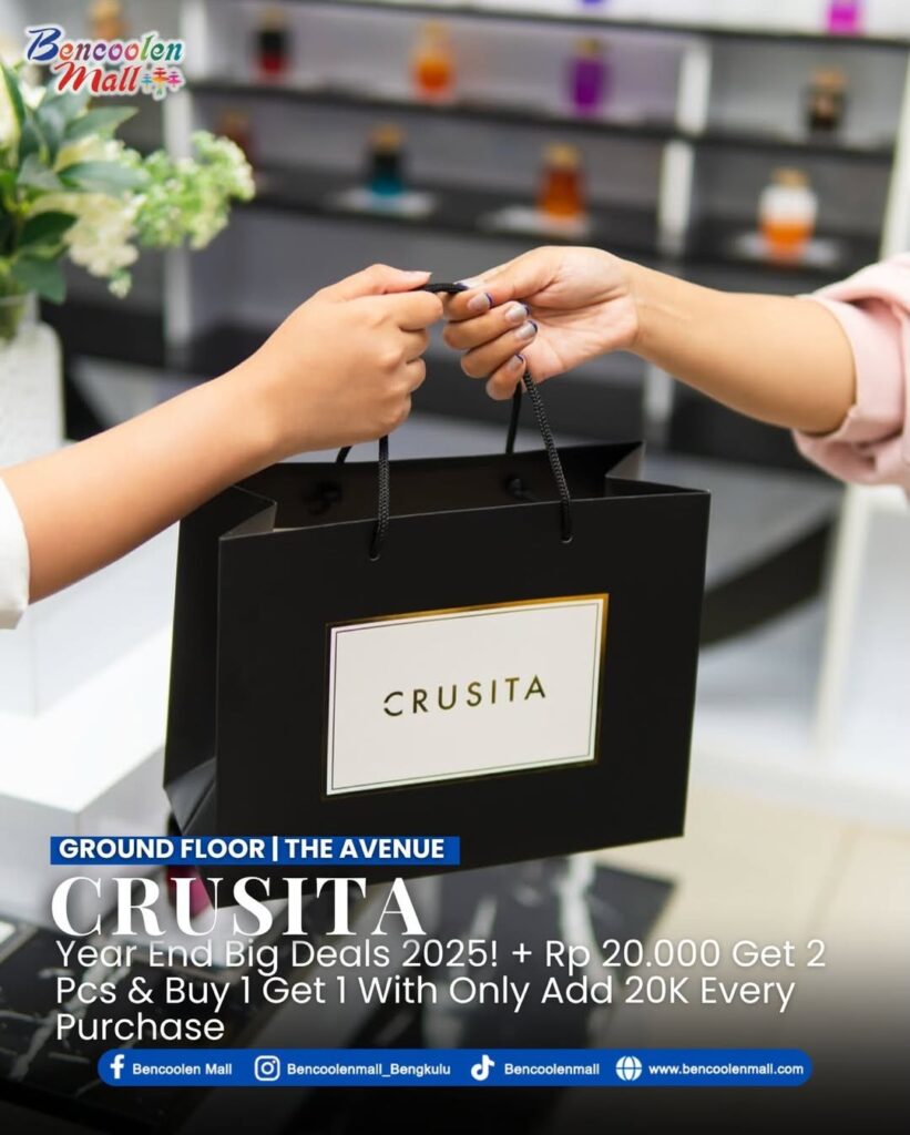 Promo Akhir Tahun Crusita 2025 : Big Deals Terbesar + Bonus Spesial