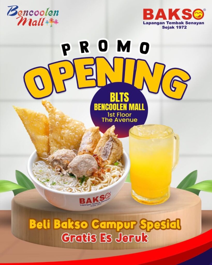 Opening Bakso Lapangan Tembak Senayan