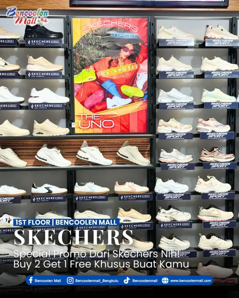Promo spesial Buy 2 Get 1 Free di Skechers, dapatkan sekarang!
