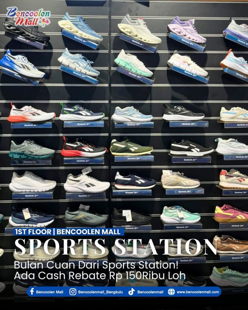 Promo Sports Station: Belanja Sepatu Hemat Rp150.000