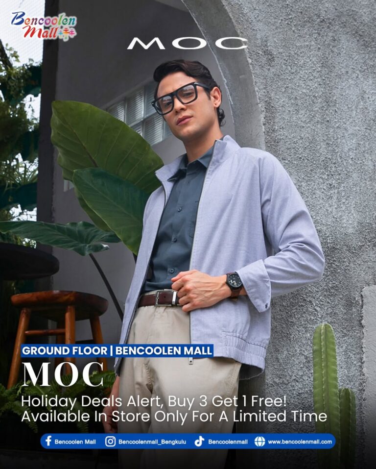Dapatkan Promo Fashion Pria MOC Buy 3 Get 1 Free di MOC!
