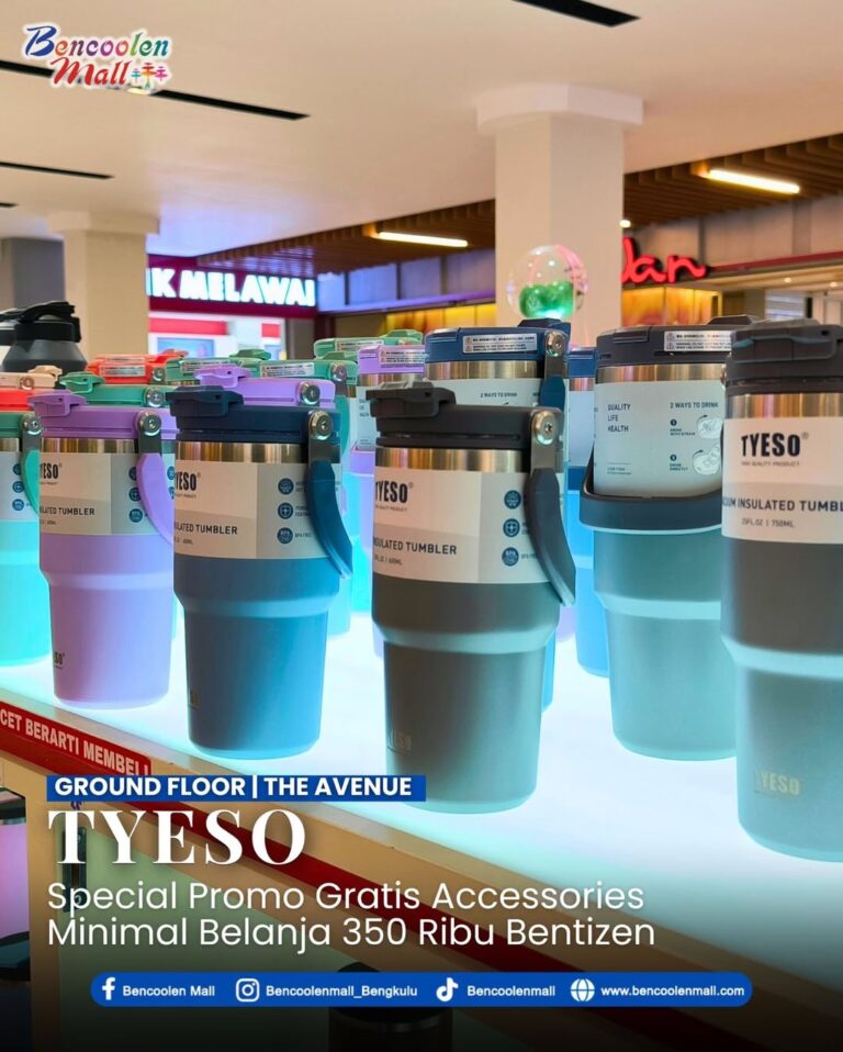 Botol Minum TYESO Original Promo Gratis Aksesoris di Tyeso!