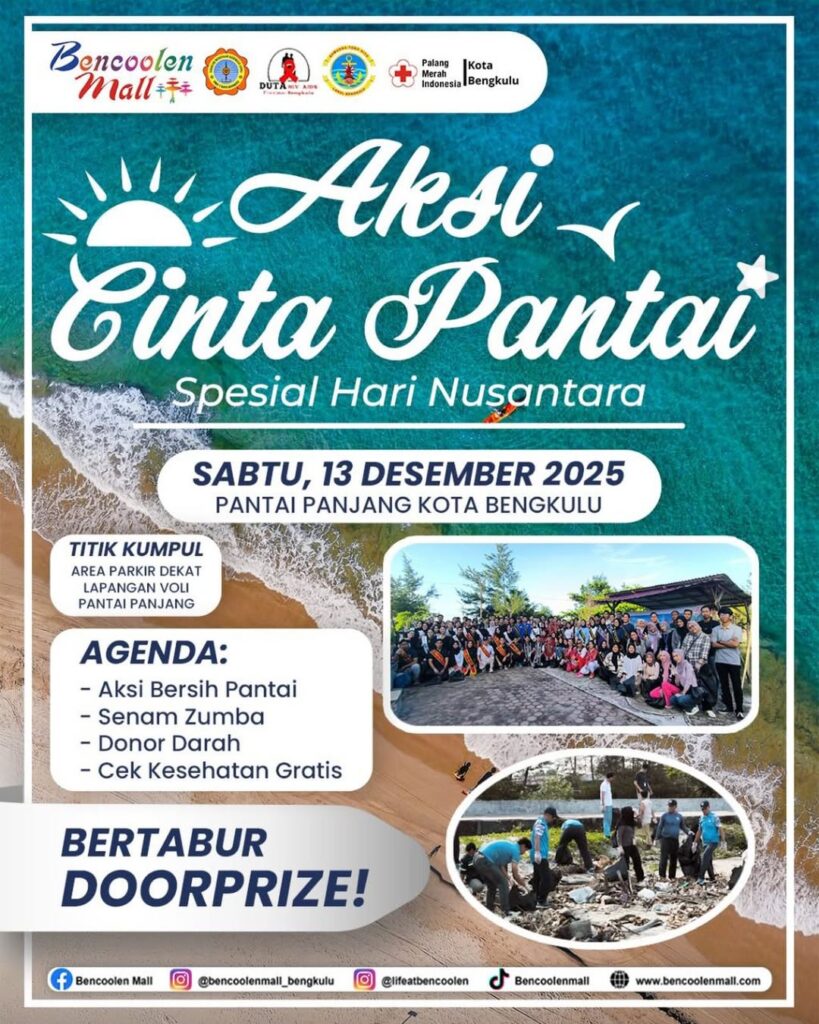 Aksi Cinta Pantai: Bersih Pantai & Donor Darah Hari Nusantara!