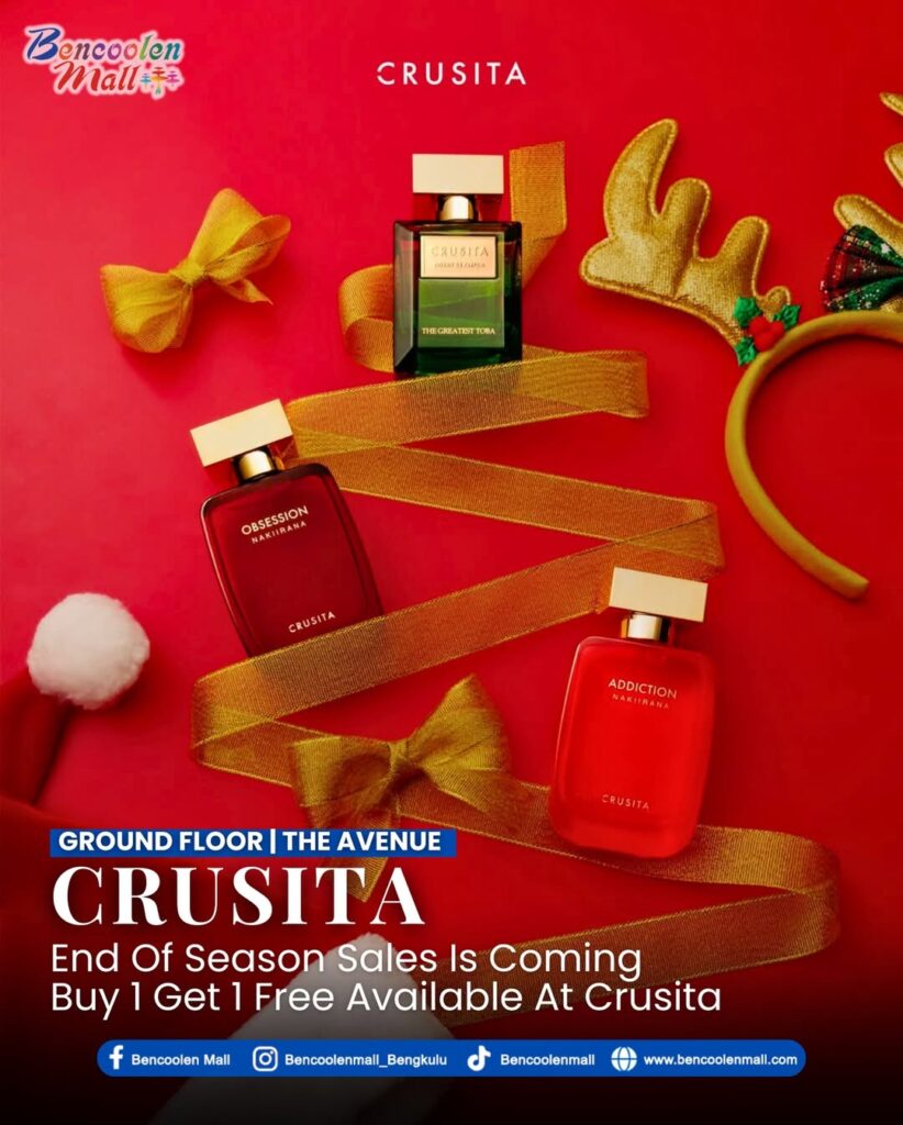 Parfum CRUSITA Buy 1 Get 1 Free. Dapatkan di Crusita terdekat!