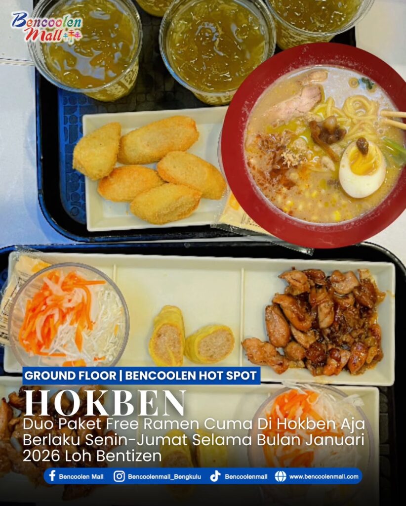 Nikmati Promo HokBen Duo Paket Free Ramen di HokBen terdekat