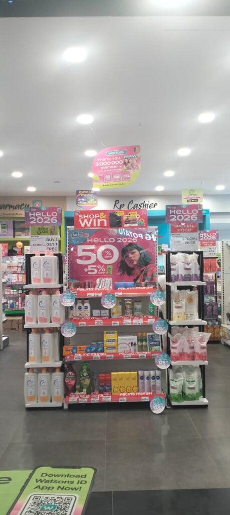 Promo Watsons Diskon Hingga 50%, kunjungi watsons terdekat!