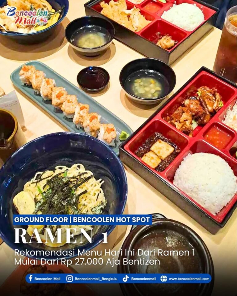 Rekomendasi Menu Favorit Mulai Rp27.000 di Ramen 1 terdekat!