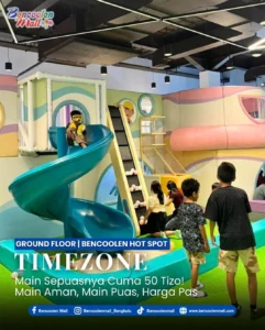 Playground Anak yang Aman, Seru & Murah di Timezone Bengkulu!