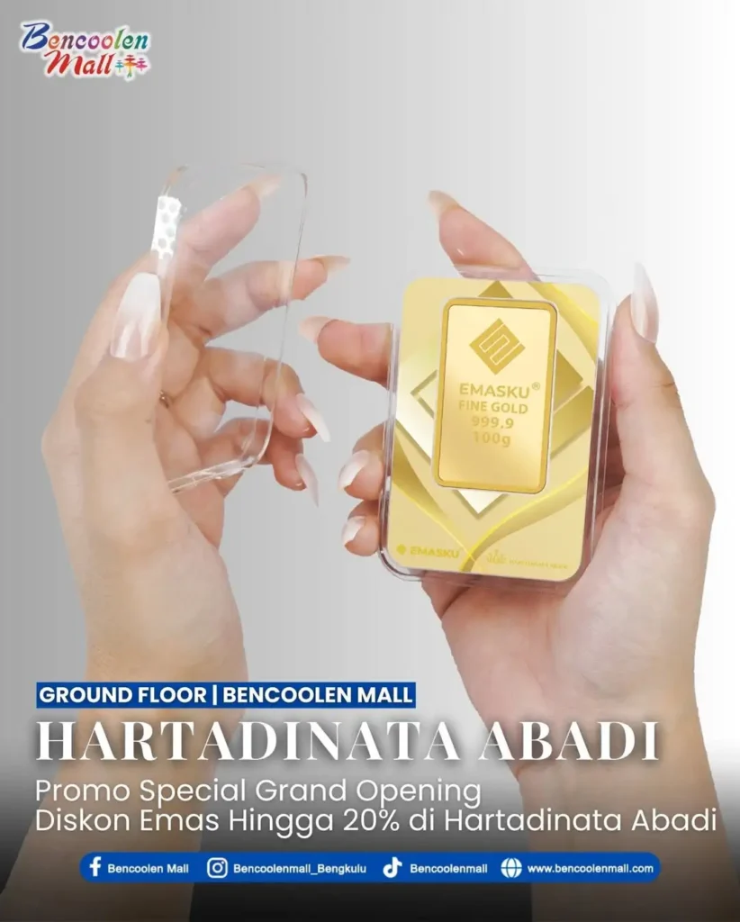 Grand Opening Hartadinata Abadi Bengkulu: Diskon Emas 20%!